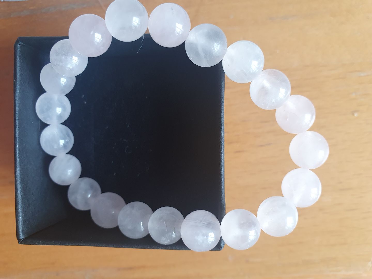 Customer photo review of Bracelet de Quartz Rose 8mm