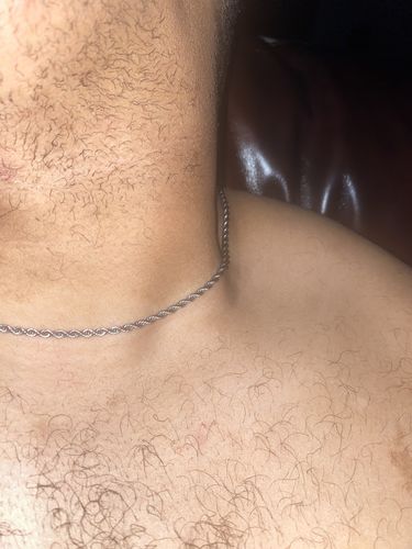Customer photo review of Rope (Silver) 3mm
