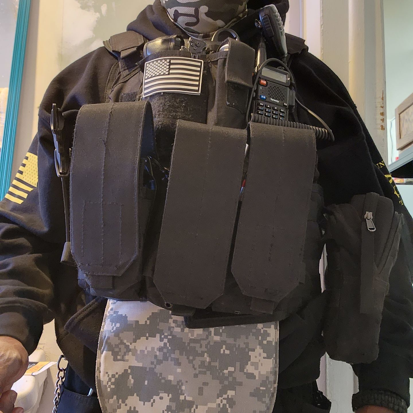 Customer photo review of RTS Tactical Premium Side Plate Pouch Set