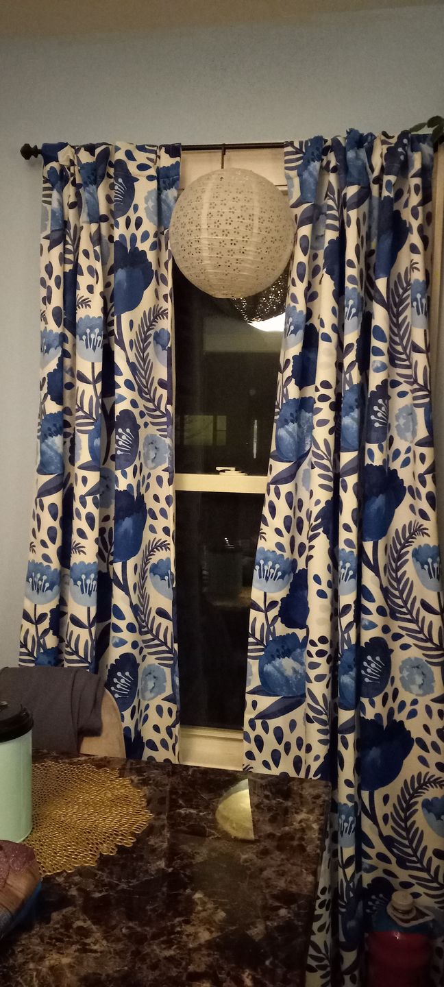 Customer photo review of 12" Round Eyelet Lace Look Paper Lantern - White