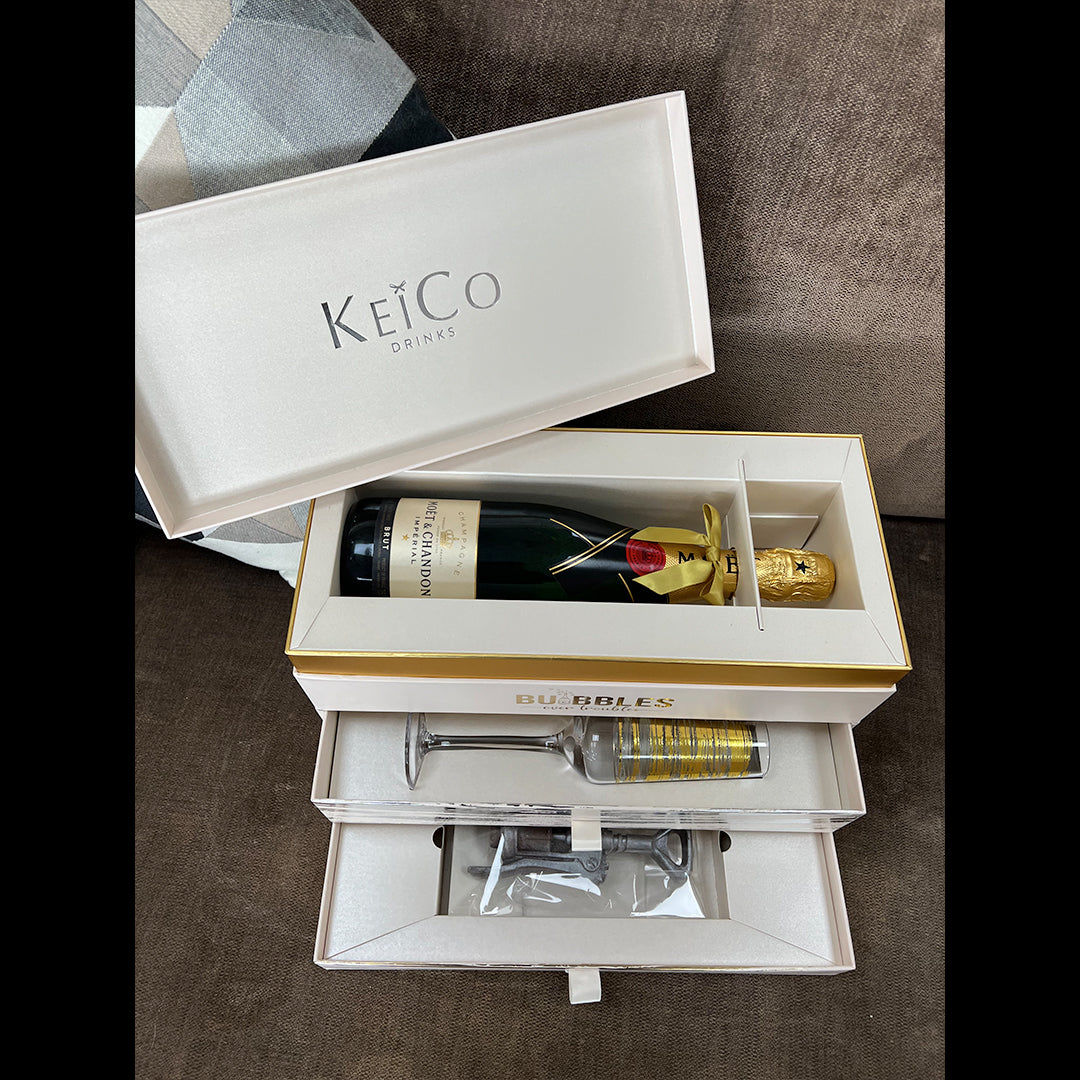 Customer photo review of KeiCo Moet & Chandon Champagne Luxe Gift Sets