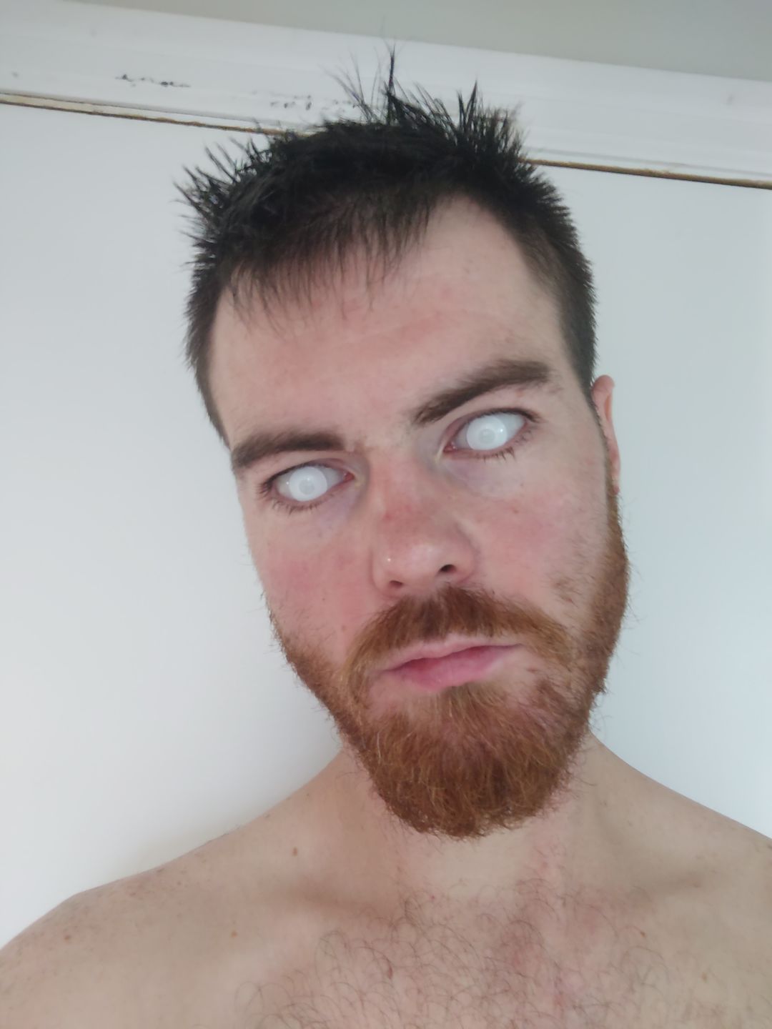 Customer photo review of PRIMAL ® Sub Zero - Whiteout contact lenses