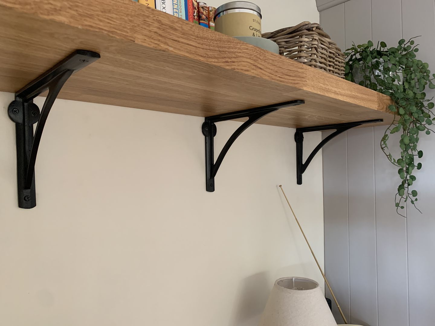 Customer photo review of 10 Inch Ironbridge Cast Iron Shelf Bracket