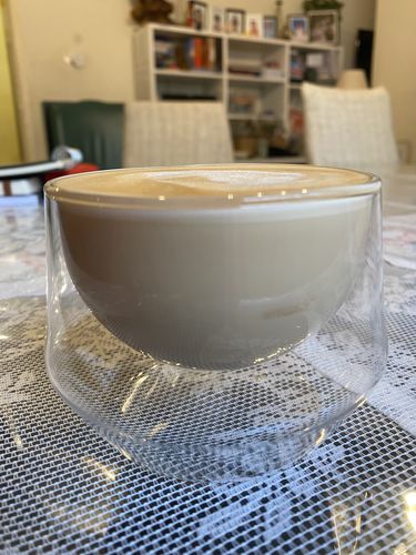 Customer photo review of Imagine Milk glasses