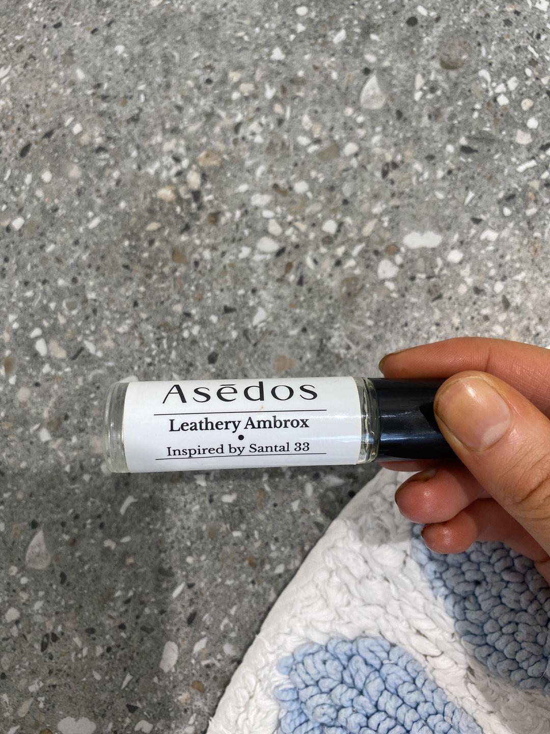 Customer photo review of LEATHERY AMBROX PERFUME OIL