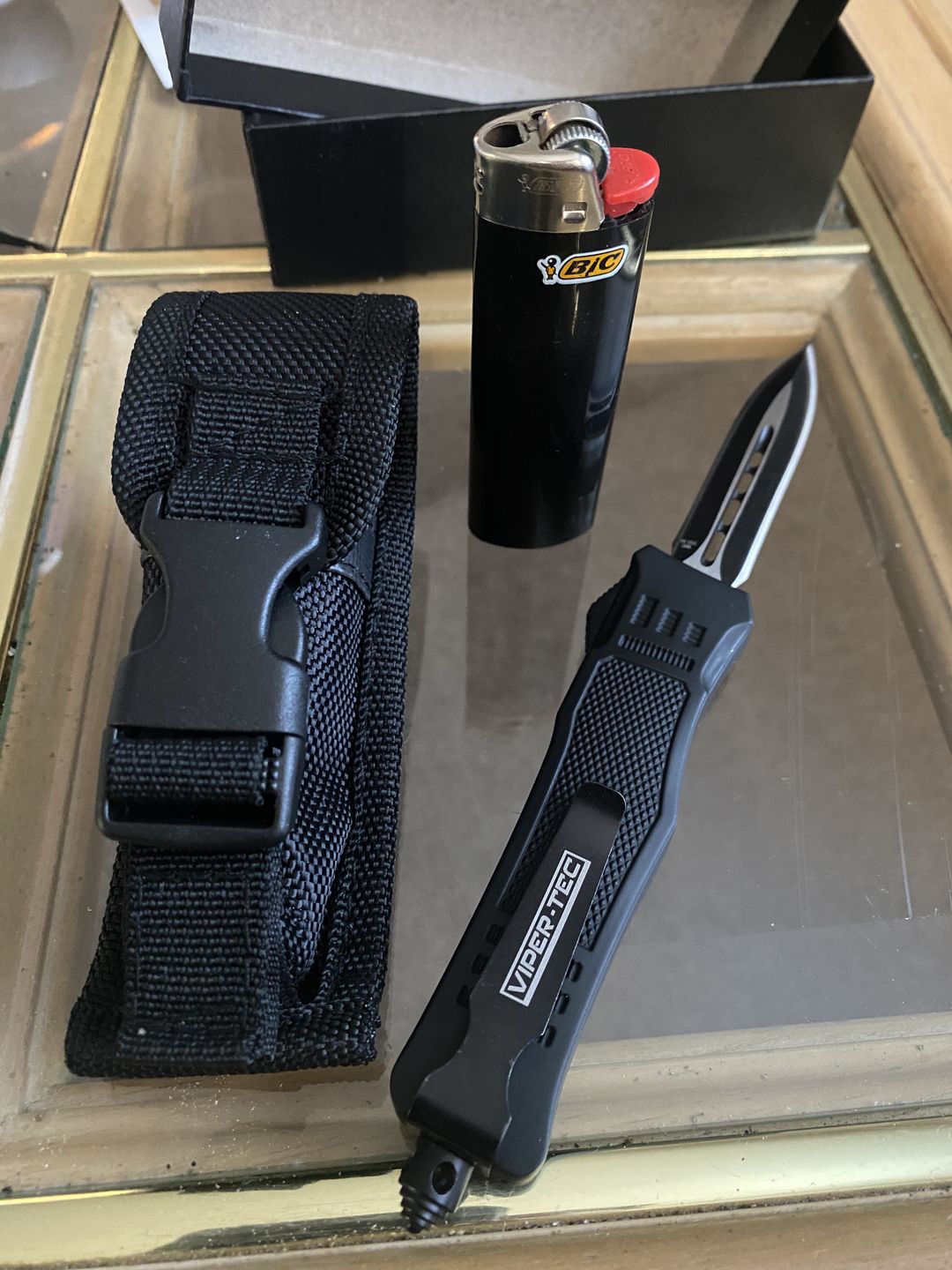 Customer photo review of Mini Black Phantom D/A OTF (Multiple Blade Styles Available)