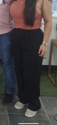 Customer photo review of Pantalones sueltos casuales de mujer