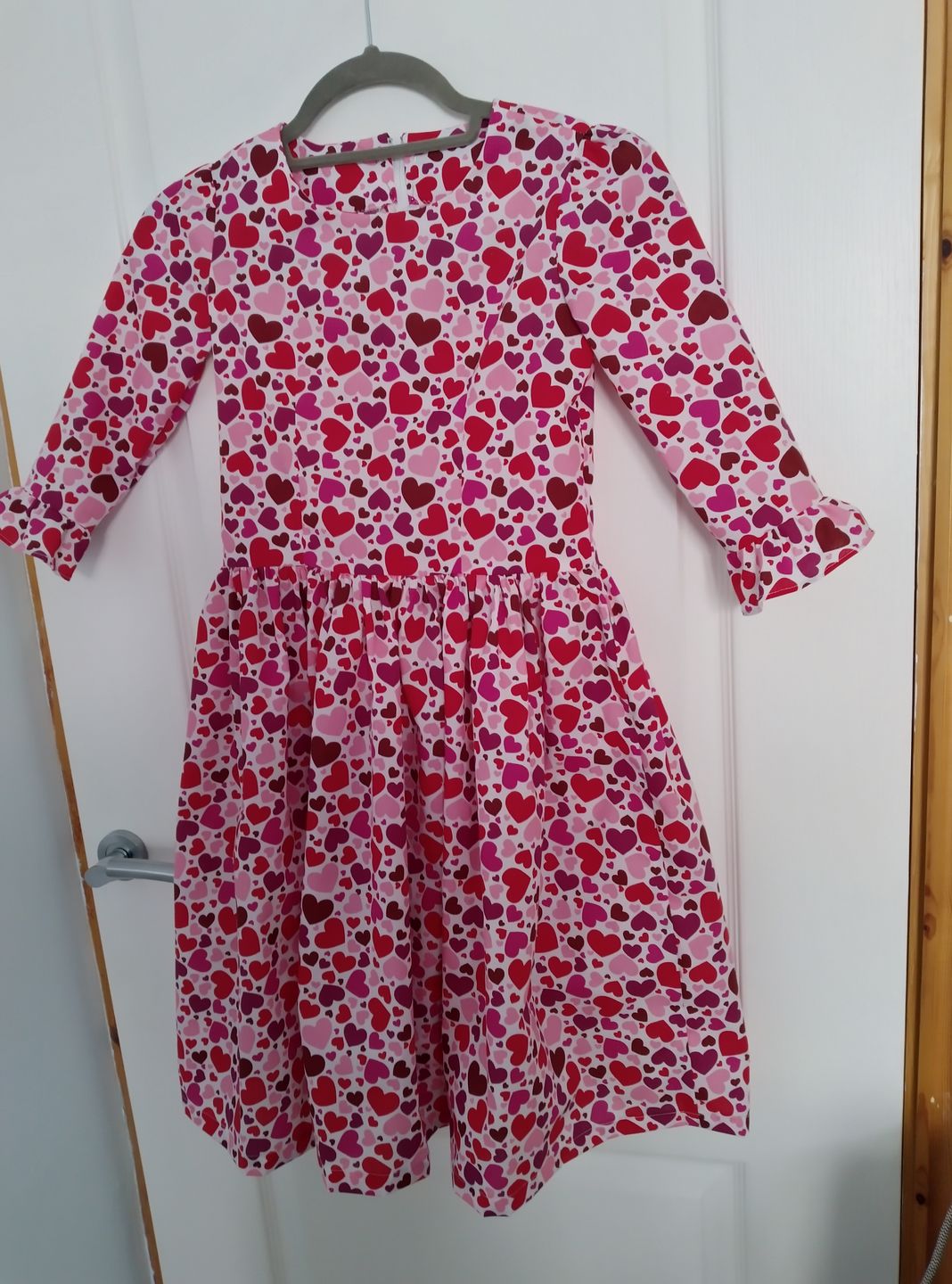 Customer photo review of All Over Hearts Polycotton Fabric
