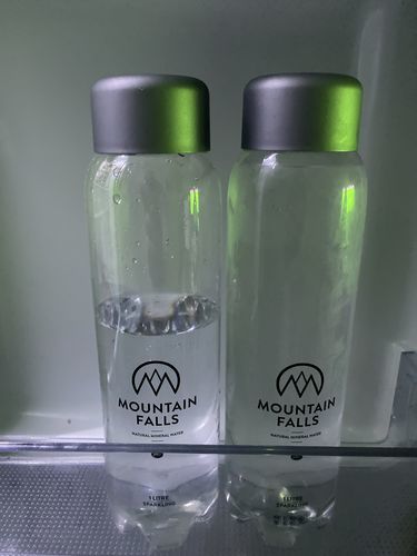 Customer photo review of 1L Sparkling Mineral Water - ZEROPET Bottle (Pack of 12)