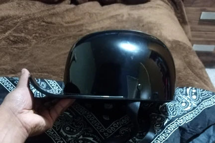 Customer photo review of Baseball Cap STYLE  DOT Motorcycle Helmet
