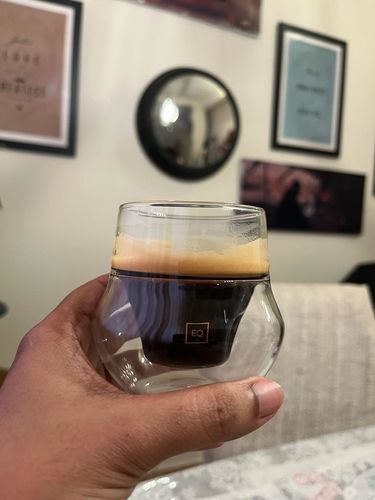 Customer photo review of PROPEL Espresso Glass Set