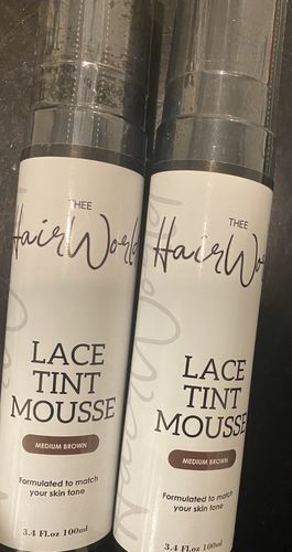 Customer photo review of Medium brown Lace Tint- Restock Nov 25th