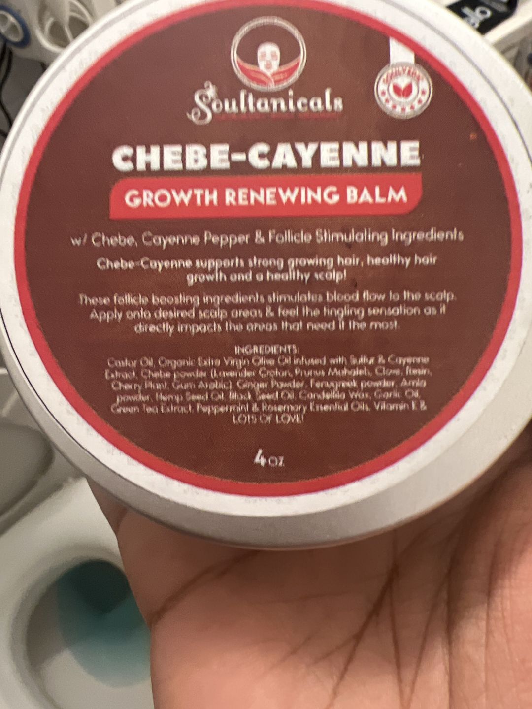Customer photo review of Chebe-Cayenne Growth Renewing Balm