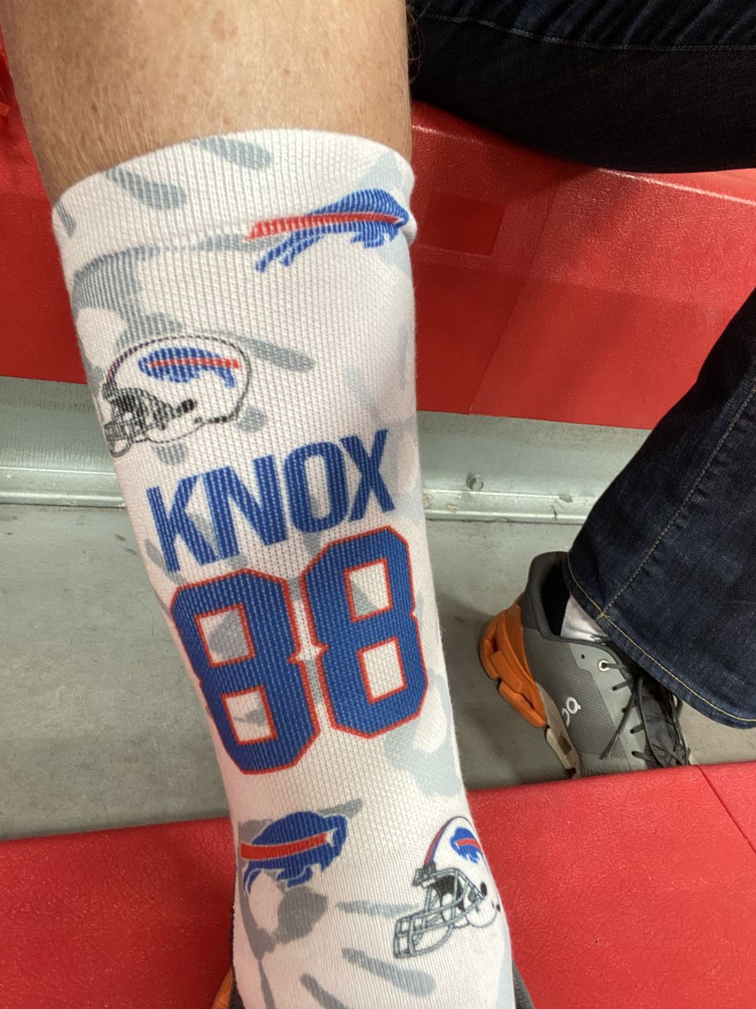 Customer photo review of Knox Sox - Buffalo Bills Poster Print