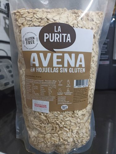 Customer photo review of Avena sin gluten en hojuelas 800g