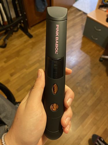 Customer photo review of Piastra per capelli portatile PinkStyle® BLACK EDITION