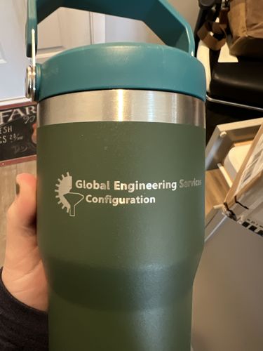 Customer photo review of IceFlow | 20 oz Flip Straw Tumbler