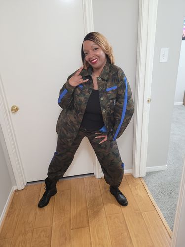 Customer photo review of Camouflage Joggers