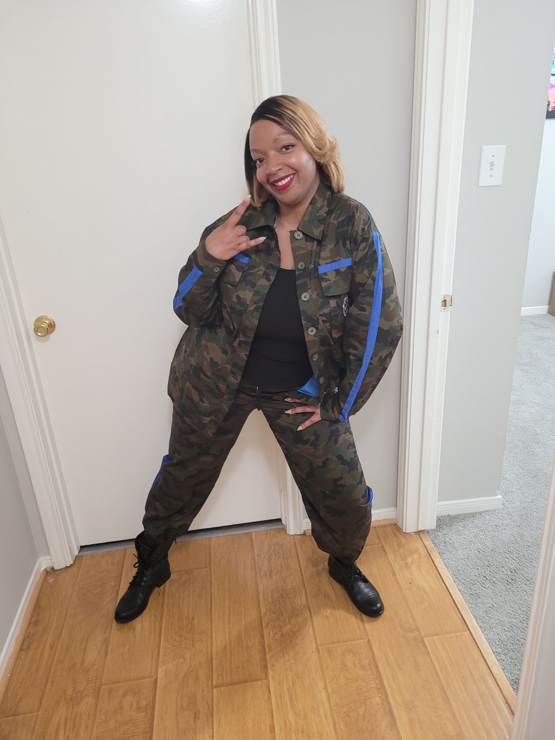 Customer photo review of Camouflage Joggers
