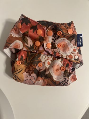 Customer photo review of Patterned Pocket Cloth Diaper with Athletic Wicking Jersey Version 2.0