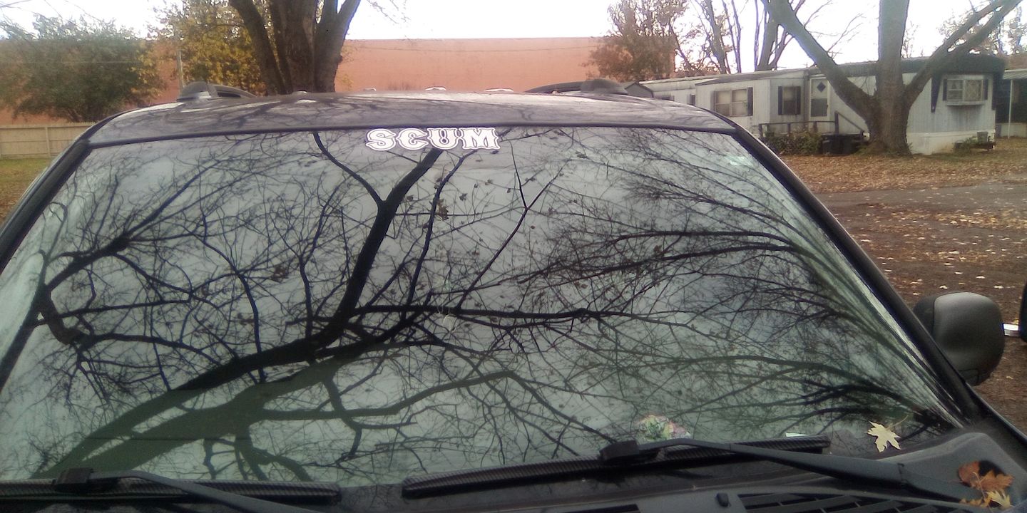 Customer photo review of LARGE SCUM STICKER