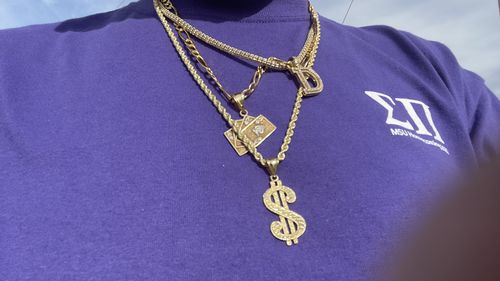 Customer photo review of 10KT Gold Rope Chain 002