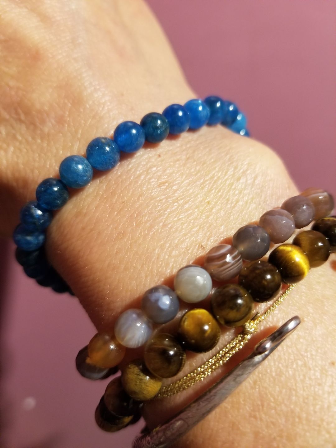 Customer photo review of Bracelet en Apatite