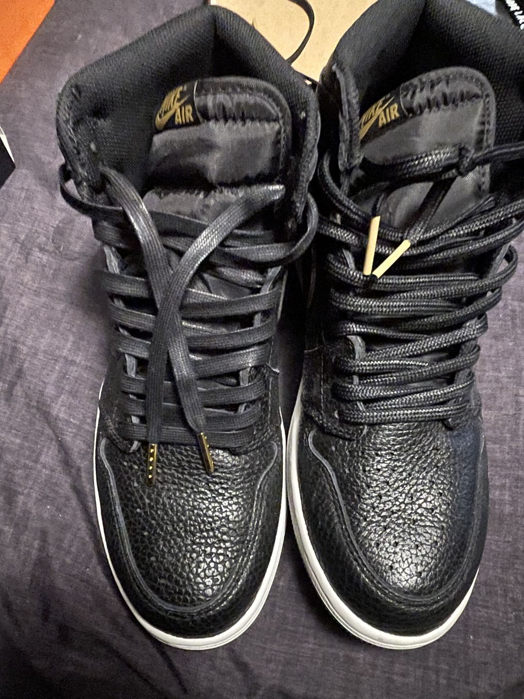 Customer photo review of Flat Waxed Cotton Shoe Laces