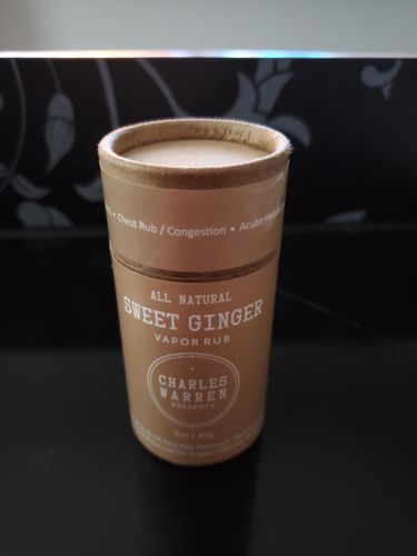 Customer photo review of Sweet Ginger Sore Muscle Rub