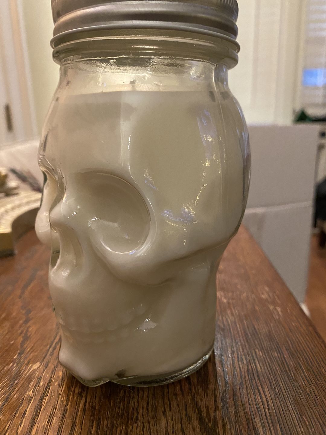 Customer photo review of Skull Jar Candle - Limited Stock