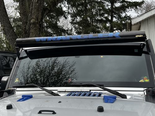 Customer photo review of Aerolidz Dual Row Smoked Light Bar Cover - 50” 52” LED Silencer