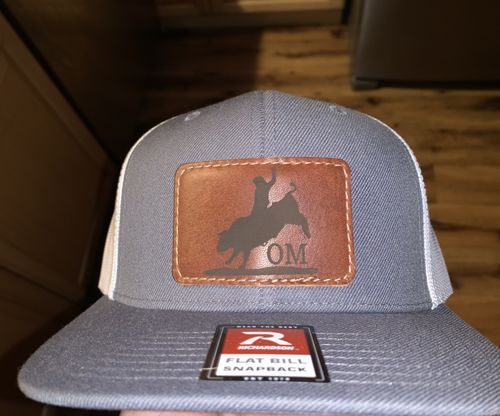 Customer photo review of Richardson 511 Custom Leather Patch Hat