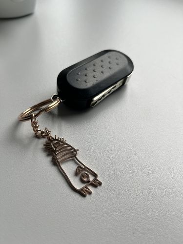 Customer photo review of LOANYA persönliche Kinderzeichnung als Halskette oder Anhänger