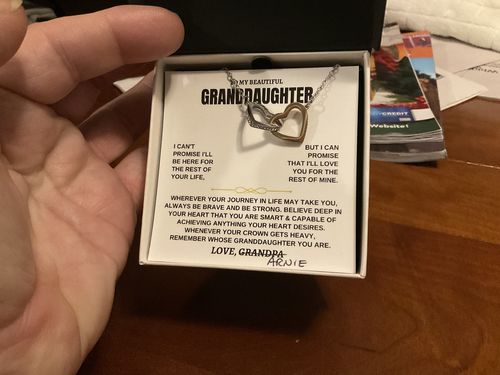 Customer photo review of [ALMOST SOLD OUT] To My Granddaughter - Love Grandpa - Beautiful Gift Set - SS117