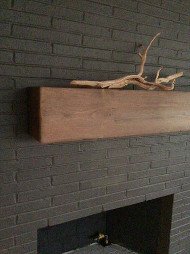 Customer photo review of Rustic Mantels