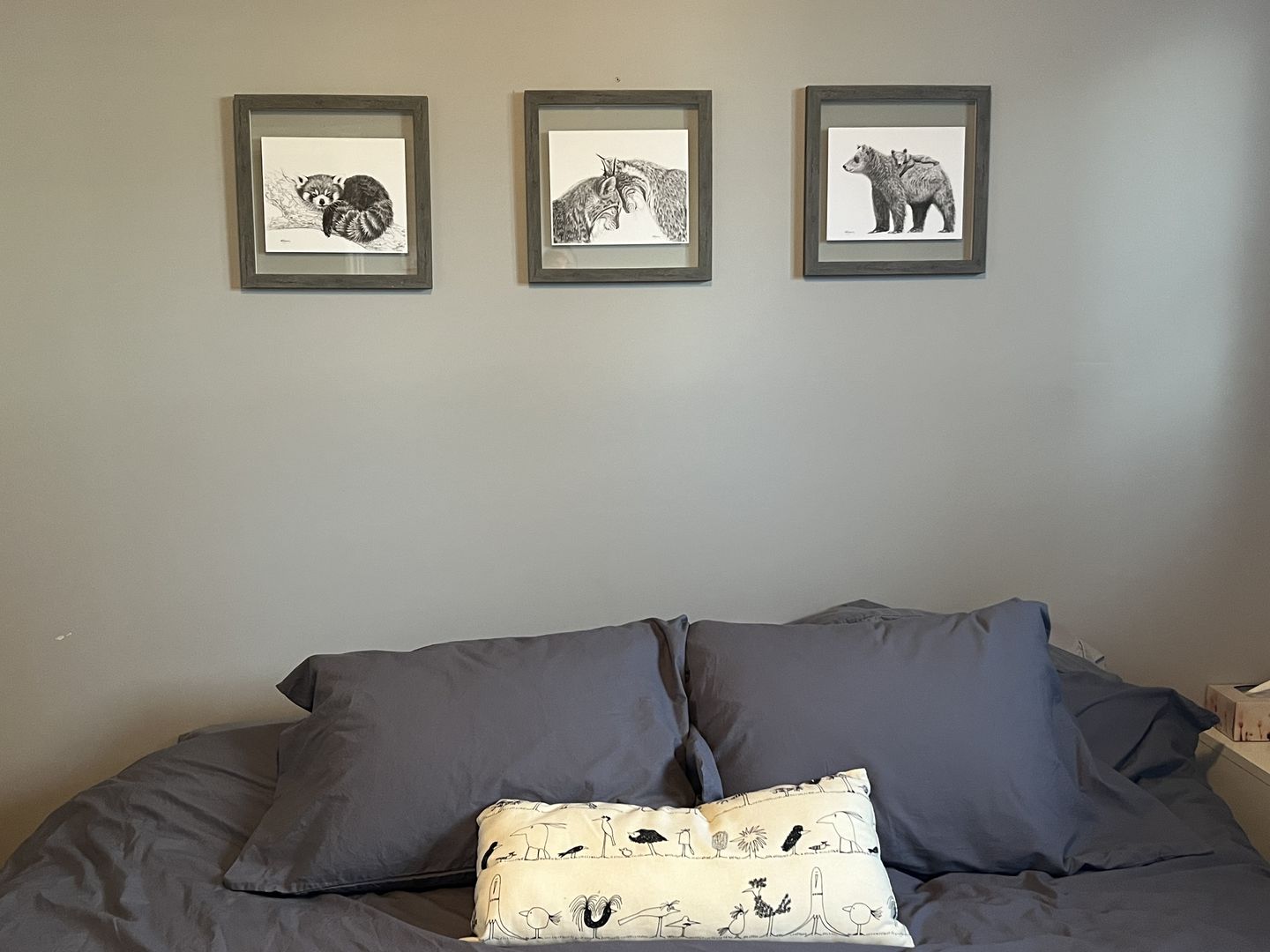 Customer photo review of Lynx in love illustration - "Social Animal" Collection