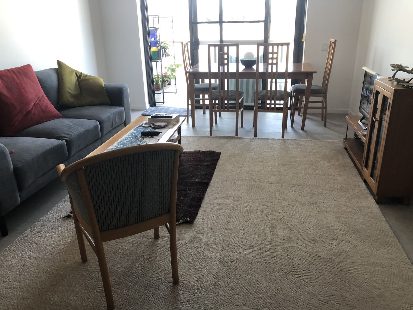 Customer photo review of Loren Almon 01 Natural Wool Rug