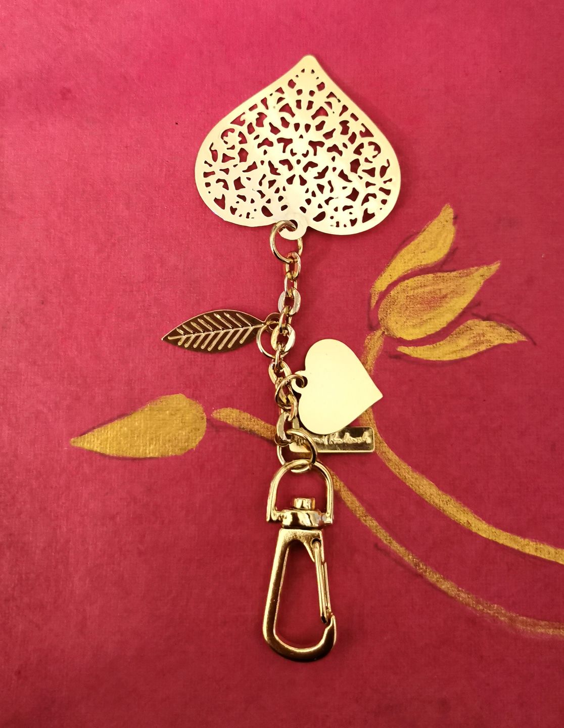 Customer photo review of Bag Charm Heart