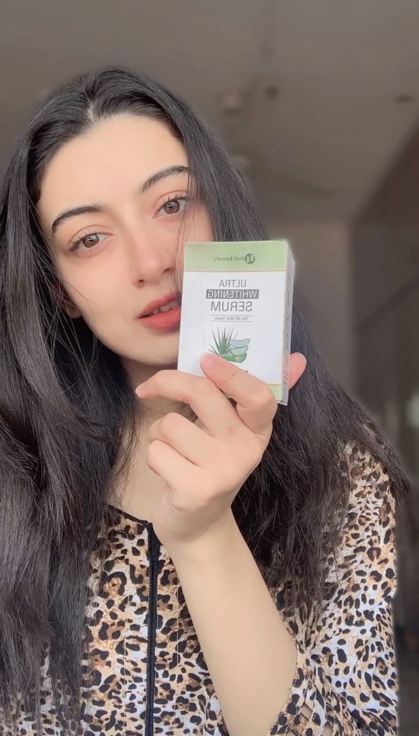 Customer photo review of Ultra Whitening Serum