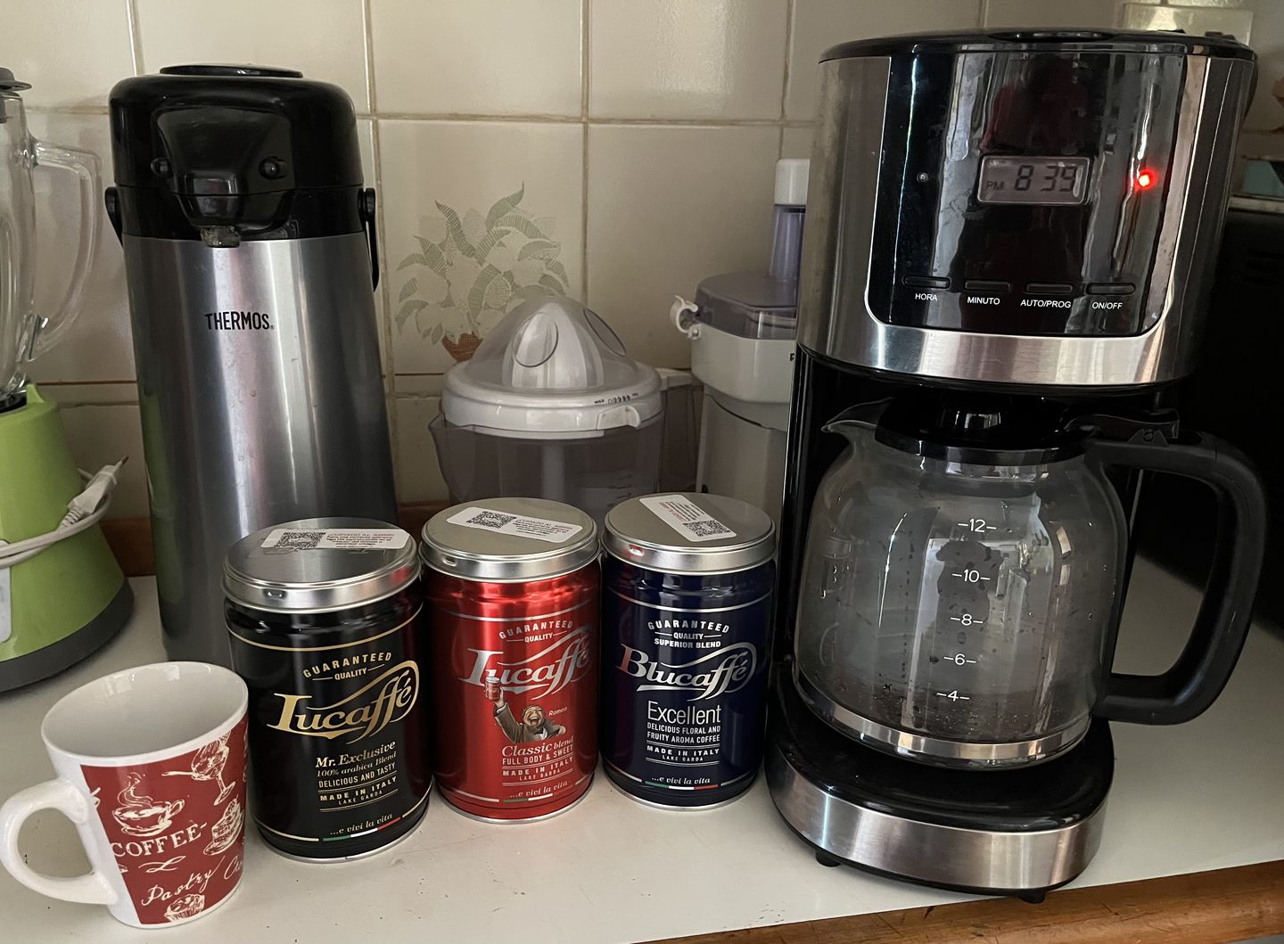 Customer photo review of Lata Lucaffe Classic y Mr. Exclusive 250 grs Grano Molido