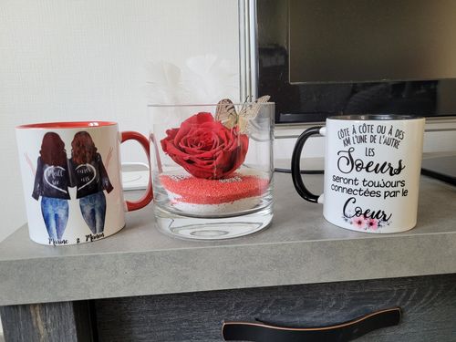 Customer photo review of Mug personnalisé | 2 meilleures amies
