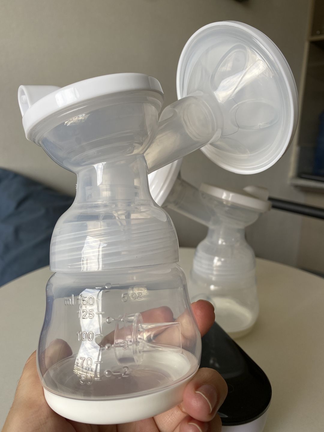 Customer photo review of Extractor de leche doble