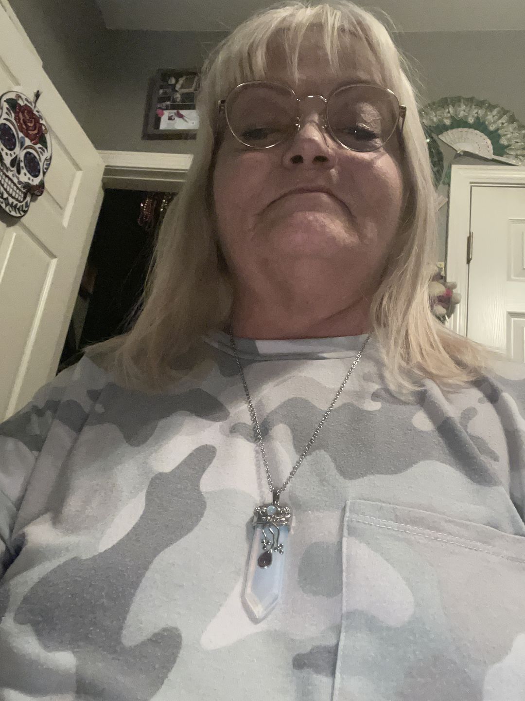 Customer photo review of Goddess Protection Necklace