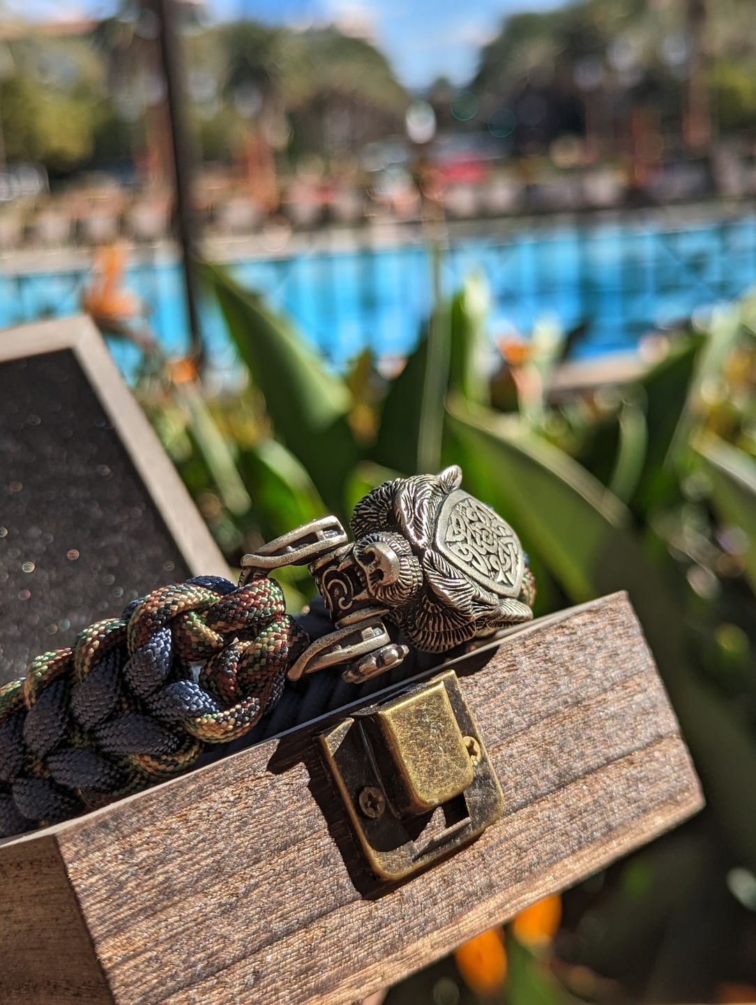 Customer photo review of Vikings Bear Paracord Bracelet