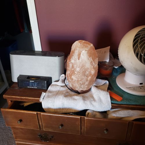 Customer photo review of Original Himalayan Salt Lamp (Medium)
