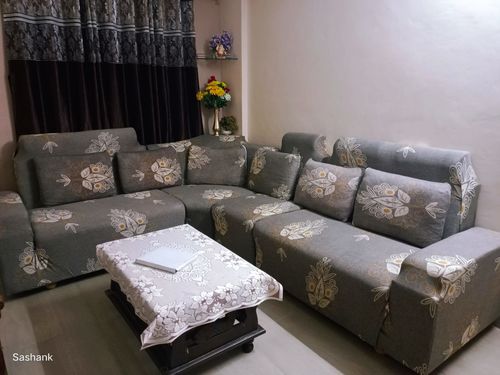 Customer photo review of 50% SALE - Elastic Couch Cover