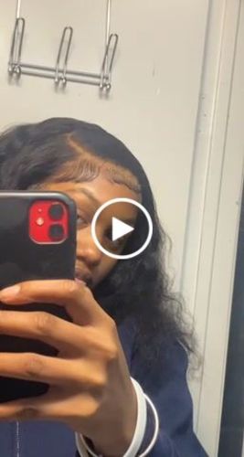 Customer video review of 24 Inch Water Wave 13x4 Lace Front Wigs Human Hair Wigs 2-3 Days Fast Shipping
