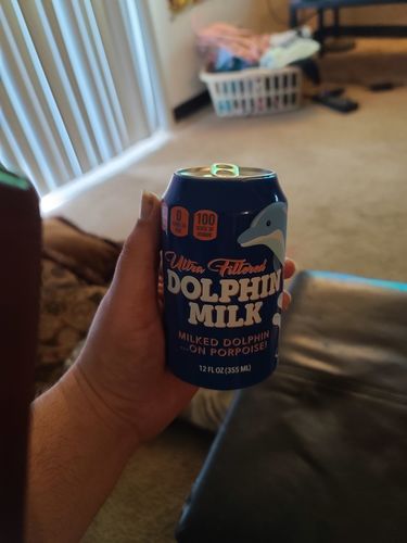 Customer photo review of Dolphin Milk Beersy Silicone Sleeve Hide-a-Beer Can Cooler