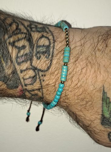 Customer photo review of Feel Fresh - Turquoise Stone Bracelet