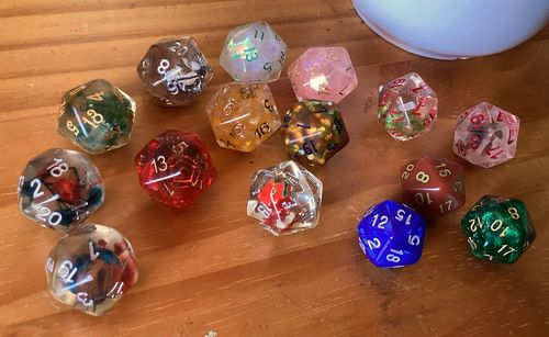 Customer photo review of D20 / W20 Würfel-Mix